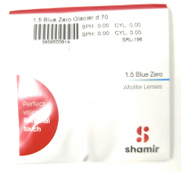 Линзы очковые Shamir Altolite 1.5 Blue Zero Glacier 100 ОЧКОВ Калуга