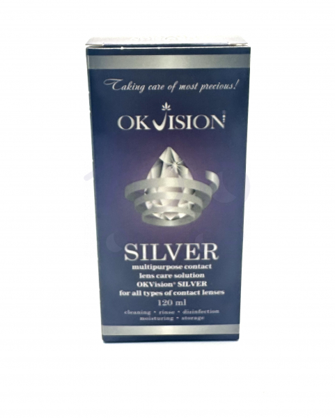 Раствор ОКВижн СИЛВЕР 120мл 100 ОЧКОВ Калуга